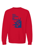 Who Watches 1 Premium Heavyweight Crewneck BLue