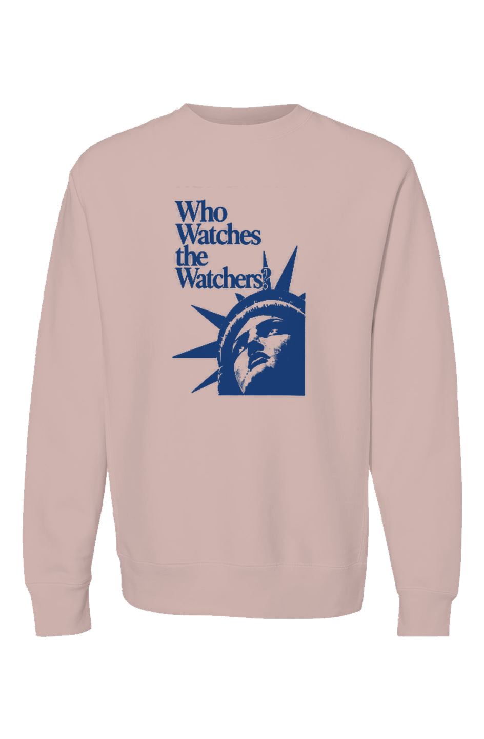 Who Watches 1 Premium Heavyweight Crewneck BLue