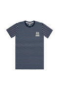 Eco Logical Navy White Stripe Tee