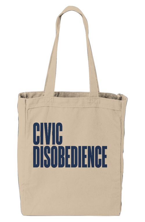Civic Disobedience Canvas Bag