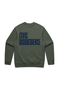 Civic Disobedience MENS RELAX CREW Blue