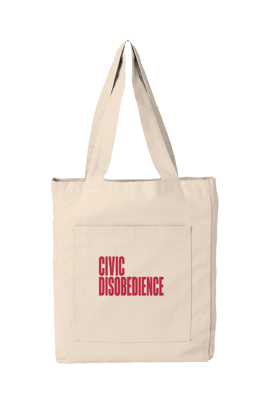 Civic Disobedience Tote Pocket Reclaimist Everywhere Tote